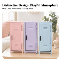 Small Locker Cabinet Lockable Money Box Cabinet Short Legs Vented