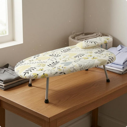 Tabletop Ironing Board Non-Slip Feet Laundry Tool Space-Saving