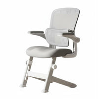 Reclining Mesh Chair with Footrest Ergonomic Design Office Furniture for Bedroom