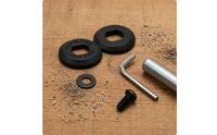 Tool Bolt Kit Hexagonal Openings Black Flange Hardware Dark Finish