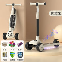 Folding 3-Wheel Scooter for Kids Ages 3-6 with Flashing Wheels