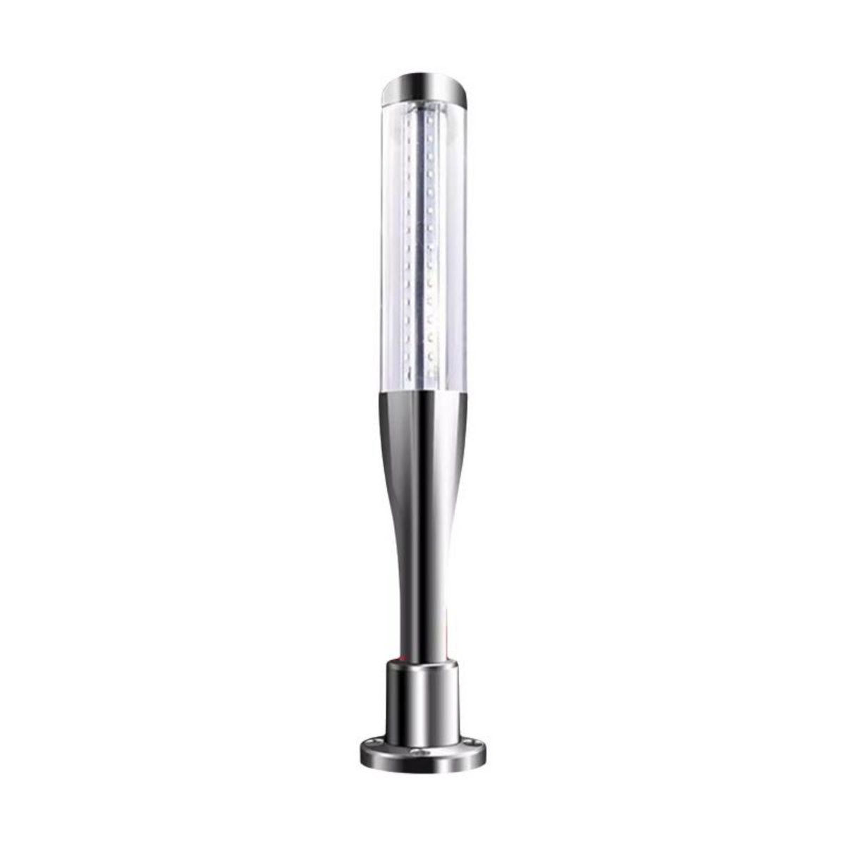 LED alarm tower light, 3-color, sound/light warning, 24V DC