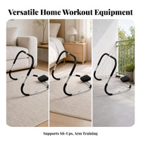 Cushioned Pad Sit-up Exercise Equipment Curved Frame Abdominal Exercise Exercise Equipment Metal Tubing Sit-up Assistant PU Cushion