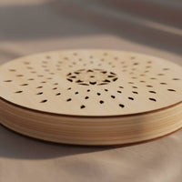 Precipitation Percussion Drum Easy to Play Stream Sound Maker Sensory Tool Water Drum for Stretching and Breathing Discipline Practitioners