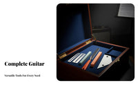High-Precision Fret Dressing and Polishing Kit Professional Grade Fret Leveling Kit Precise for Luthiers, Repair Shop, Workshop, Home Studio
