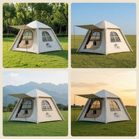 Quick Setup Inflatable Tent Portable Inflatable Tent Windproof Shelter Ventilated for Campers, Camping