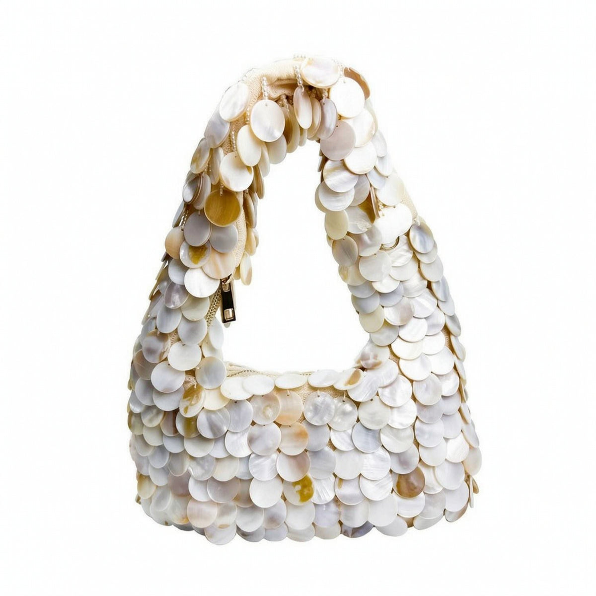 Top Handle Bag Mother-of-Pearl Clutch Pearly for Weddings