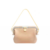 Water Resistant Silicone Shoulder Bag Clasp Closure Matte Shoulder Bag for Travel, Swimming