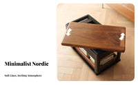 Wheeled C-Table Foldable Design Serving Cart Nordic design aestheticSaving for Students, Adults