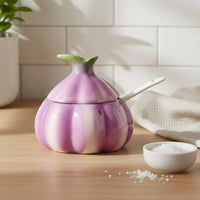 Onion Seasoning Cellar Decorative Ceramic Seasoning Jar Easy to Use Kitchen Storage for Dining Table