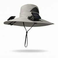 Sun Hat with Fan Usb Rechargeable Hat with Fan Ventilated Breathable for Hikers, Fishing, Hiking