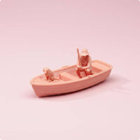 Painted Model Boat Detailed Hobby Miniature Resin for Miniature Scene