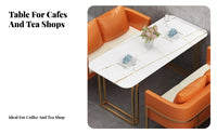 Booth Dining Set Light Luxury Design Restaurant Seating Soft Padding S Easy to Clean for Hotel