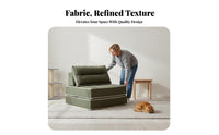 Tofu Block Sofa Nordic Design Interchangeable Seating Reconfigurable Scuffwithstandant for Hosts, Homeowners, Lounge Area