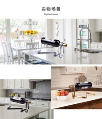 Modern Metal Ribbon Floating Wine Rack Decorative Ornament