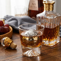 Home Bar Stainless Steel Whisky Stones for a Unique Gift for Him, Moon Shape Chilling Stones with a Polished Finish, Food Grade Barware, 55mm