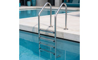 Pool Ladder with Five-Step Flange-Mount 5-Step Pool Ladder Easy to Install for in-Ground Pools, Spas