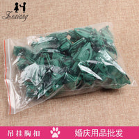 Triangle Plastic Brooch Clip for Wedding Flowers and DIY Bouquet Packaging