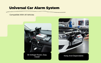 Car alarm with loud siren