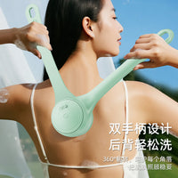 Electric Bath Brush with 3 Speeds, Rechargeable, Waterproof, Silicone Bristles