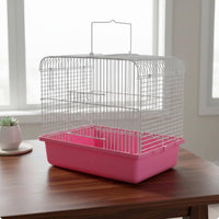 Parakeet Enclosure Easy to Clean Decorative Roof Bird Enclosure Rust-Resistant