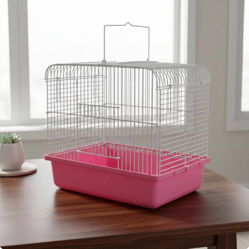Parakeet Enclosure Easy to Clean Decorative Roof Bird Enclosure Rust-Resistant