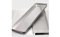 Stainless Steel Drop Tray Raised Edges Hygienic