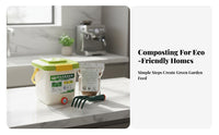 Bokashi Fermentation Container Odorless Natural Soil Enhancer Generator Kitchen Food Waste Composter Airtight Closure Kitchen