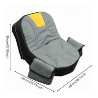 Riding Mower Seat Cover Padded Cushioned Mower Seat Cover Waterproof
