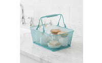 Wire Shopping Basket with Handle Portable Wire Mesh Shopping Basket Open-Top for Convenience Stores