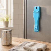 Tab-Lifter Can Opener Protects Nails Two-Pronged-Hook Can Opener Reduces Spills