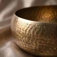 Hammered Metal Bowl Textured Bowl with Hammered Finish Shallow for Tabletop, Entryway Table, Living Room