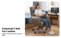 Reclining Gaming Chair with Footrest Full Recline Function Reclining Chair with Footrest and Headrest Pillows