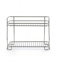 Desktop Storage Rack Compact Wire Shelving Rack Sturdy for Kitchen