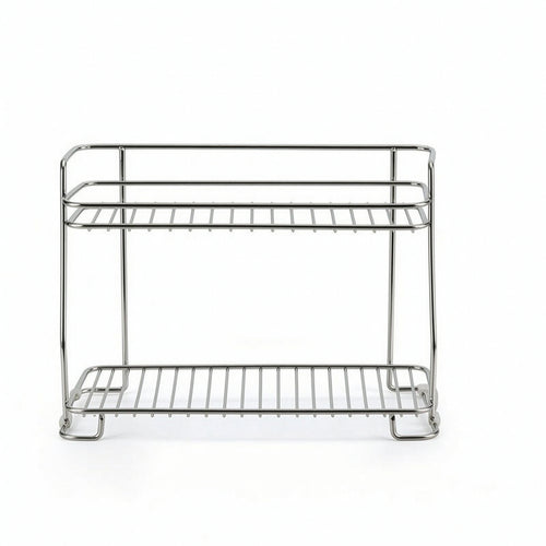 Desktop Storage Rack Compact Wire Shelving Rack Sturdy for Kitchen