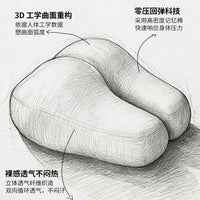 亚马逊新款情侣躺着肢抬高垫屁股曲线垫腿枕臀部抬高垫膝盖枕头