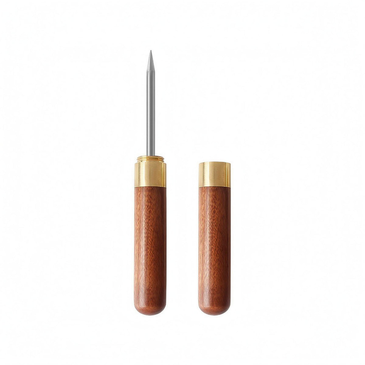 Wooden Tea Needle Wood Handle Tea Pick with Cap Easy to Carry
