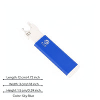 Flat-Bed Needle Threader Multifunctional Craft Supply Magnifier