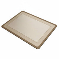 Diatom Mud Bath Mat Rectangular Home Accessory Printed Line Pattern for Doorway