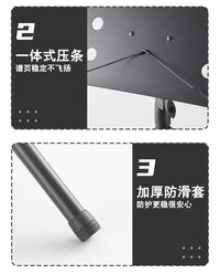 Portable Folding Music Stand with Adjustable Height for Guitar and Piano