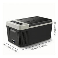 Compressor Refrigerator with Cup Holders AC and DC/DC Power Electric Cooler 24v