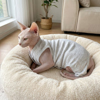 Full Body Suit for Cats in Printed Knit, Recovery Suit for Cats, Post-Surgery Suit for Cats, Anti Licking Cat Belly Wrap, Breathable Clothes