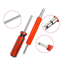 100-Piece Tire Valve Core Repair Kit with Dual-Head Remover