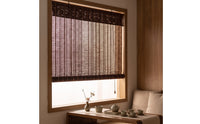 Bamboo Roller Blind Light Filtering Bamboo Roller Shade Adjustable for Sunroom