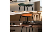 Counter Stool Streamlined Furniture Sturdy and Stable for Cafe