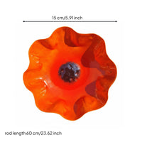 Bee Pollinator Water Feeder Decorative Metal Flower Bird Feeder Easy to Install