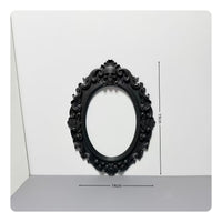 Ornate Oval Wall Frame Intricate Details Ornate Halloween Wall Art