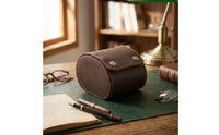 Vintage Watch Storage Box Portable Leather Watch Box Lightweight Organizer Single for Travelers