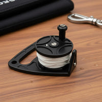 Thumb Lever Control Drift Diving Line Reel Rust-Resistant Underwater Handle Reel for Technical Divers