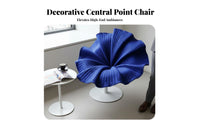 Nordic Inspired blossomsupport rotating Seat Minimalist Aesthetic Upholstered rotating Armchair Artistic Statement Piece Lounge Chair Ergonomic Design for Interior Designers, Homeowners, Hotel Lobby, Showroom, Living Room, Office Reception
